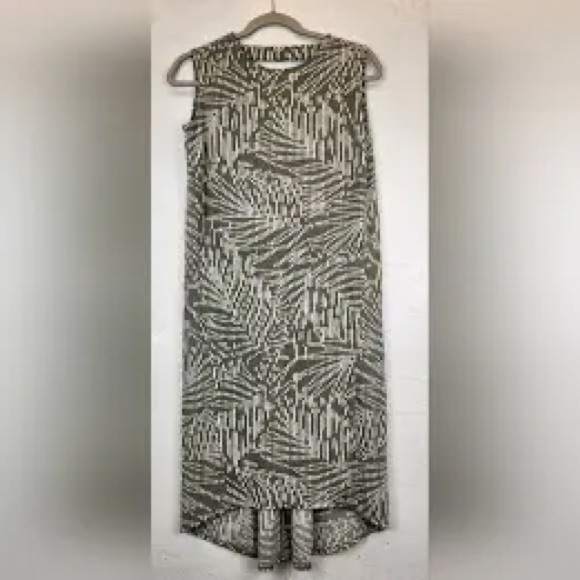 Chicos Travelers Collection Sleeveless Printed Wedge Dress Chicos Size 2 Nwt